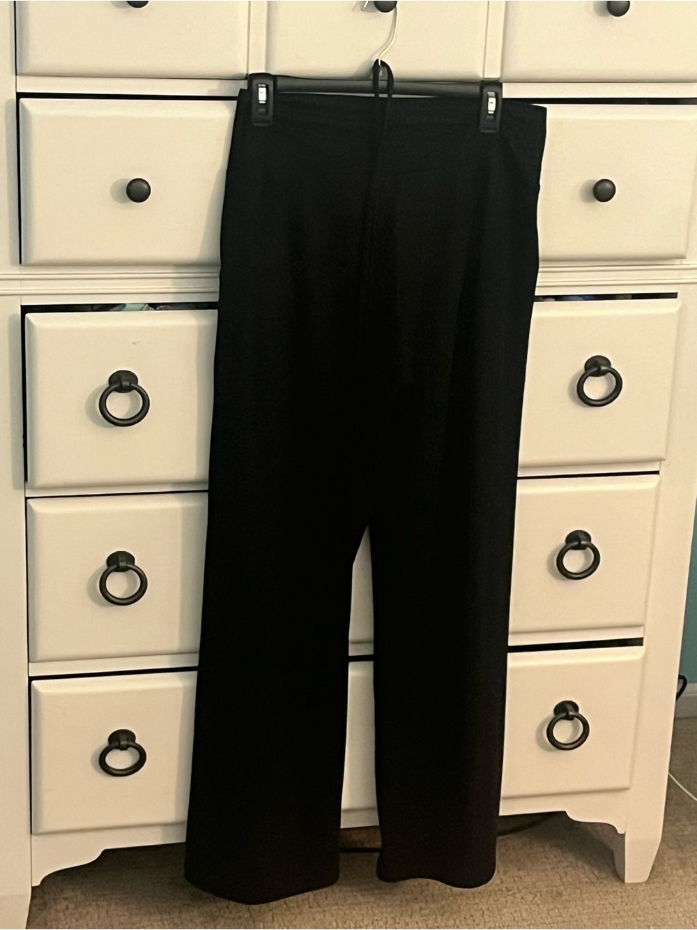 Classic Black Wide-Leg Pants